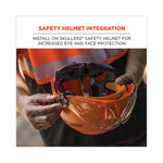 Skullerz 8991 Safety Helmet Visor, Polycarbonate, 6 x 12 x 4, Smoke
