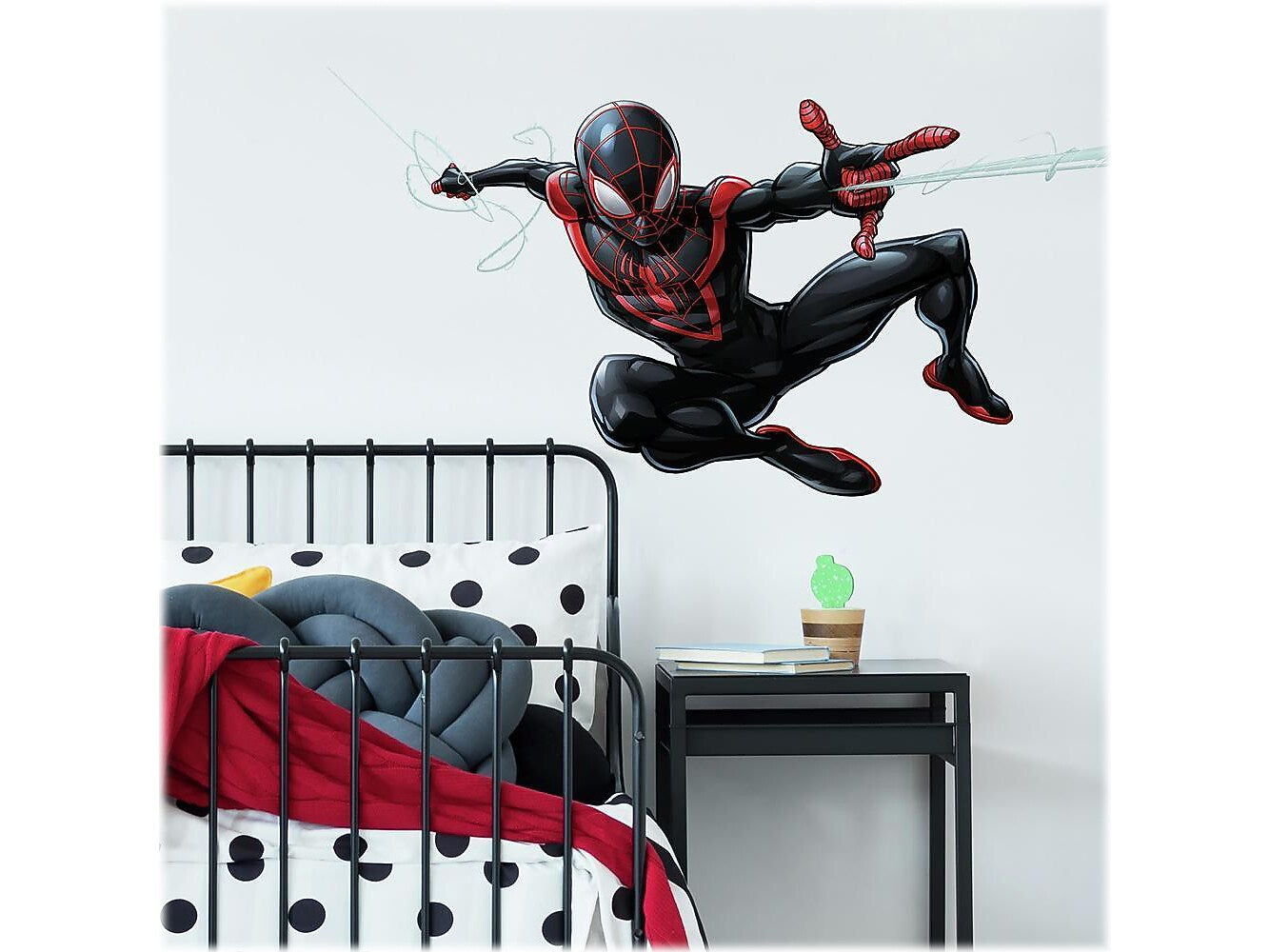 RoomMates Spider-Man Miles Morales Contemporary Wall Decal Set, Movies & TV (RMK3921GM)