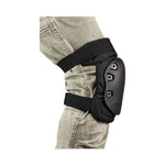 ProFlex 435HL Hinged Gel Knee Pad, Hard Cap, Hook and Loop Closure, One Size Fits Most, Black, Pair