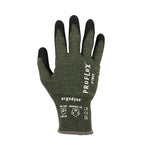 ProFlex 7042 ANSI A4 Nitrile-Coated CR Gloves, EN388: 4X41D, 9" Long, Large, Green, Pair