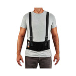 ProFlex 1600 Standard Elastic Back Support Brace, Medium, 30" to 34" Waist, Black