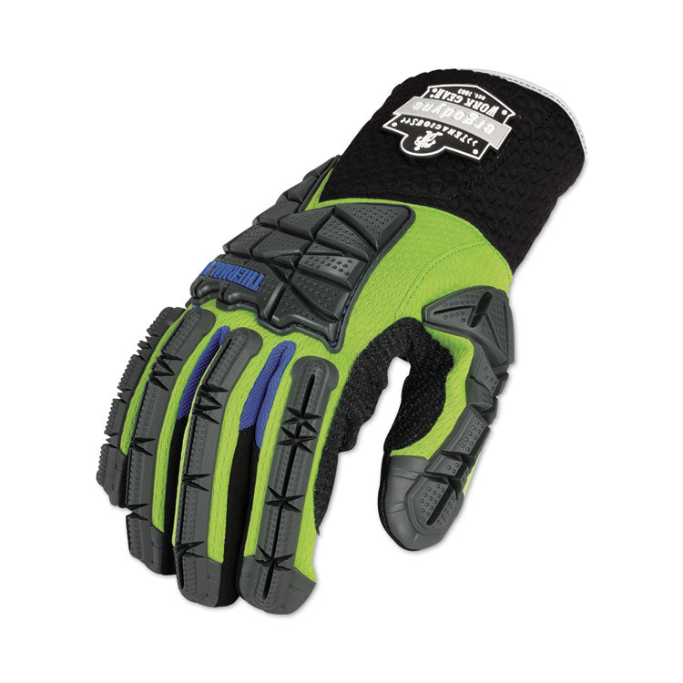 ProFlex 925WP Performance Dorsal Impact-Reducing Thermal Waterproof Gloves, EN388: 3323XP, XX-Large, Black/Lime, Pair