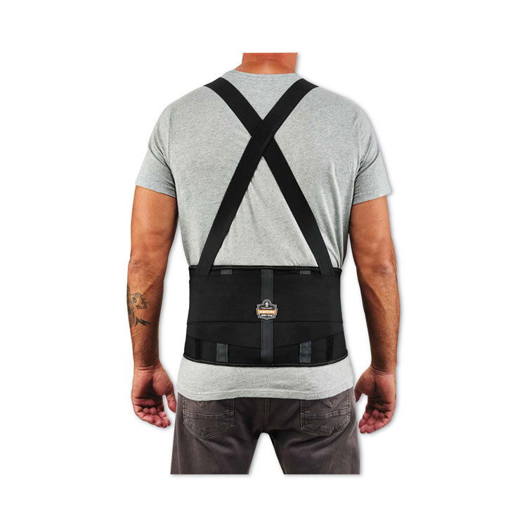 ProFlex 1100SF Standard Spandex Back Support Brace, Small, 25" to 30" Waist, Black