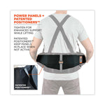 ProFlex 1100SF Standard Spandex Back Support Brace, X-Large, 38" to 42" Waist, Black
