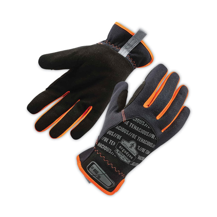 ProFlex 815 QuickCuff Mechanics Gloves, 9" Long, Large, Black, Pair