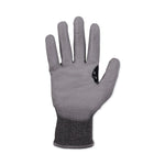 ProFlex 7071 ANSI A7 PU Coated CR Gloves, EN388: 4X42F, 9" Long, Small, Gray, 12 Pairs