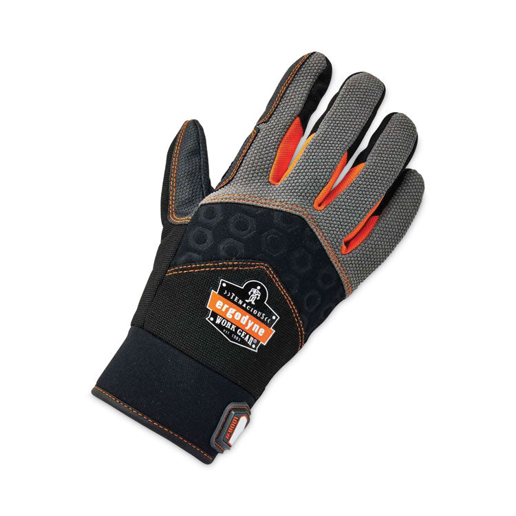 ProFlex 9001 Full-Finger Impact Gloves, EN388: 1121X, X-Large, Black, Pair