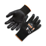 ProFlex 7001 Nitrile-Coated Gloves, EN388: 4121X, 9" Long, Large, Black, 144 Pairs/Carton