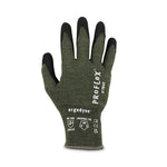 ProFlex 7042 ANSI A4 Nitrile-Coated CR Gloves, EN388: 4X41D, 9" Long, Small, Green, Pair