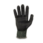 ProFlex 7070 ANSI A7 Nitrile Coated CR Gloves, EN388: 4X42F, 9" Long, Small, Green, 12 Pairs