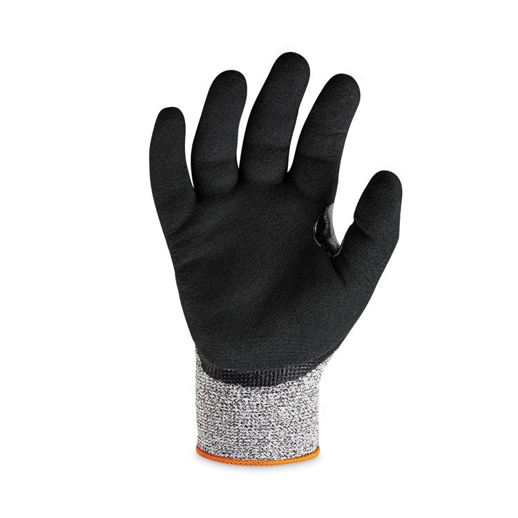 ProFlex 7031 ANSI A3 Nitrile-Coated CR Gloves, EN388: 4X42C, 10" Long, Large, Gray, Pair