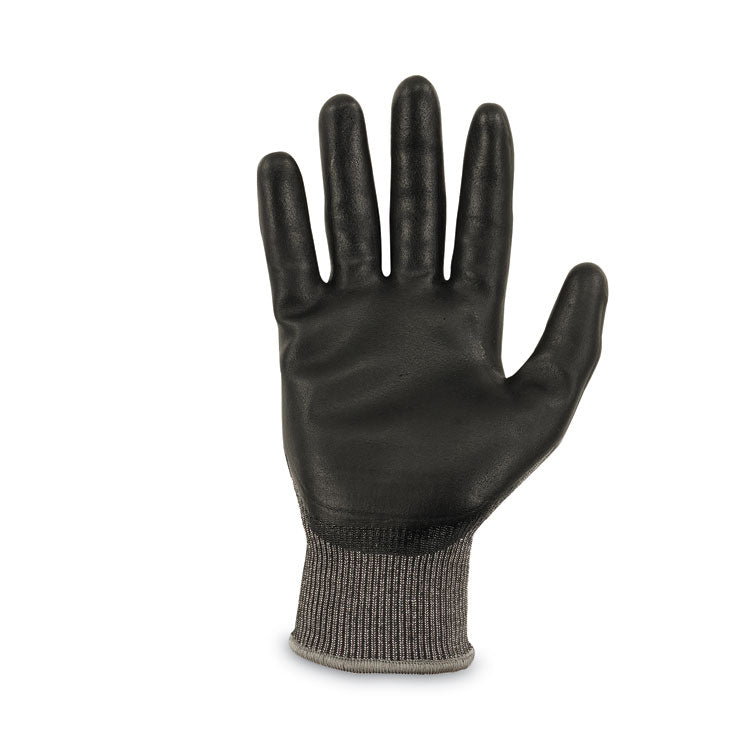 ProFlex 7072 ANSI A7 Nitrile-Coated CR Gloves, EN388: 4X44F, 9" Long, Medium, Gray, Pair