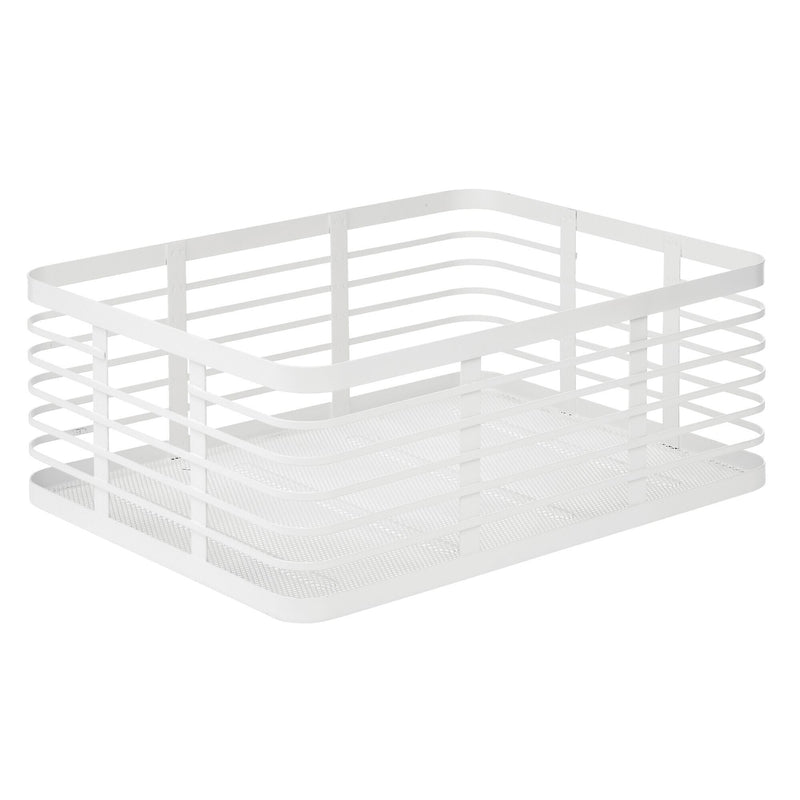 mDesign Steel Organizer, Matte White (25935)