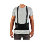 ProFlex 100 Economy Spandex Back Support Brace, Small, 25" to 30" Waist, Black
