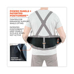 ProFlex 2000SF High-Performance Spandex Back Support Brace, X-Small, 20" to 25" Waist, Black