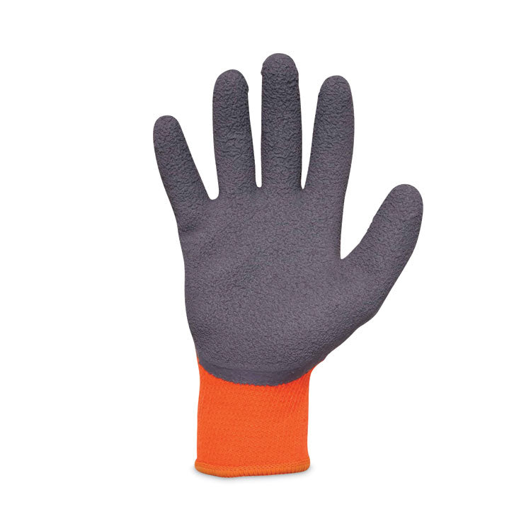 ProFlex 7401-CASE Coated Lightweight Winter Gloves, EN388: 2131X, 9" Long, Large, Orange, 144 Pairs/Carton