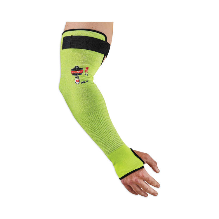 ProFlex 7941-PR CR Protective Arm Sleeve, 18", Lime, 144 Pairs/Carton