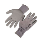 ProFlex 7024 ANSI A2 PU Coated CR Gloves, EN388: 4X42B, 9" Long, Small, Gray, 12 Pairs