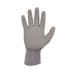 ProFlex 7024 ANSI A2 PU Coated CR Gloves, EN388: 4X42B, 9" Long, Large, Gray, 12 Pairs