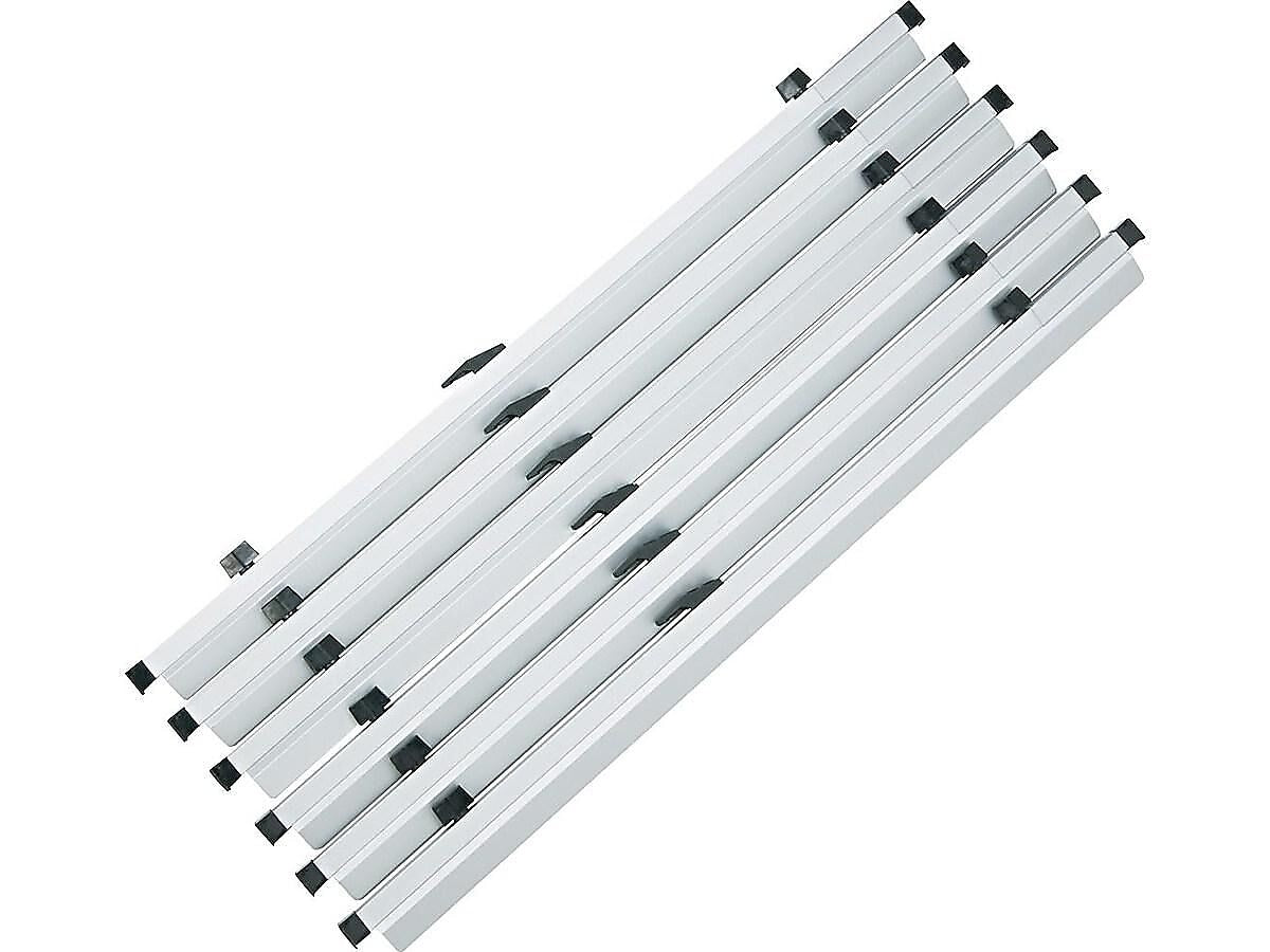 Safco Hanging Clamp Document Holder, 30", Aluminum, 6/Carton (50036)