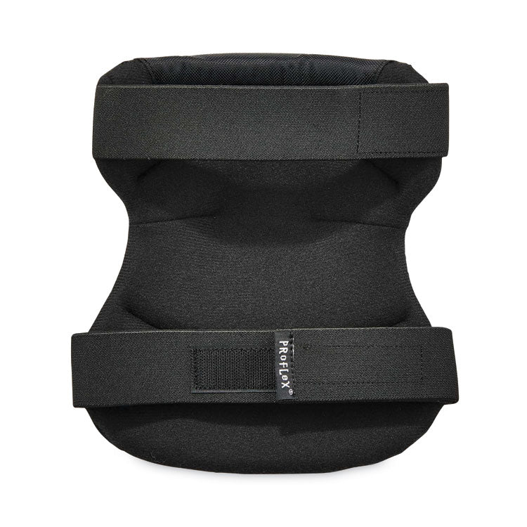 ProFlex 230HL Knee Pads, Wide Soft Cap, Hook and Loop Closure, One Size Fits Most, Black, Pair