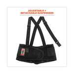 ProFlex 2000SF High-Performance Spandex Back Support Brace, X-Small, 20" to 25" Waist, Black