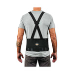 ProFlex 1625 Elastic Back Support Brace, Small, 25" to 30" Waist, Black