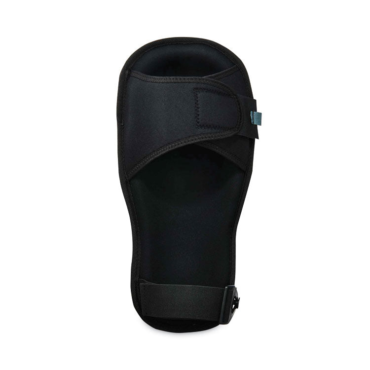 ProFlex 342 Injected Gel Knee Pads, Extra Long Cap, Hook and Loop Closure, One Size Fits Most, Black, Pair
