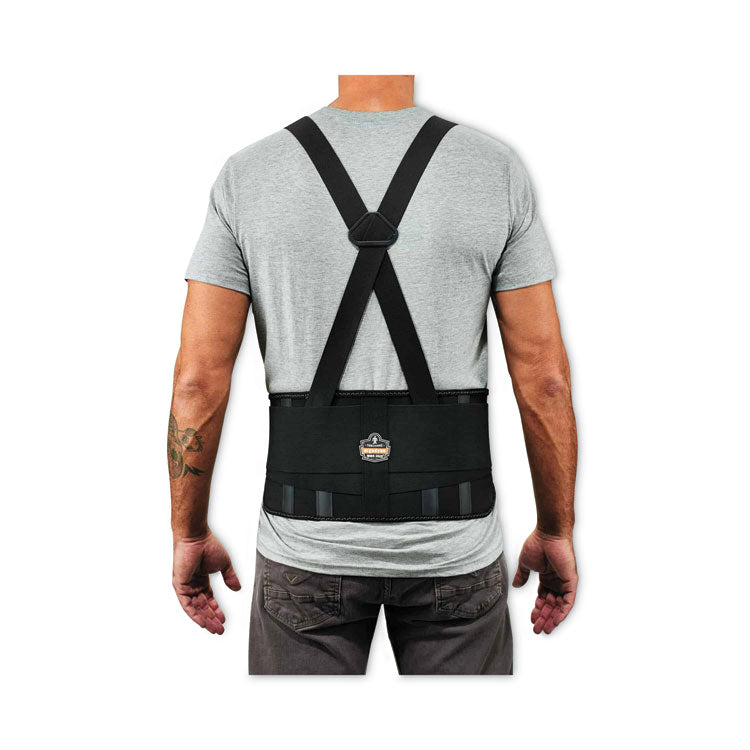 ProFlex 1625 Elastic Back Support Brace, Large, 34" to 38" Waist, Black