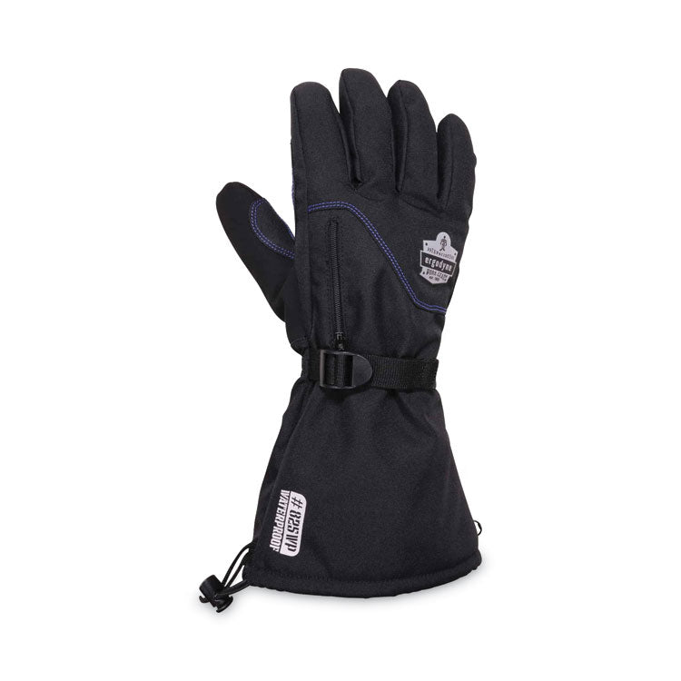 ProFlex 825WP Thermal Waterproof Winter Work Gloves, Medium, Black, Pair