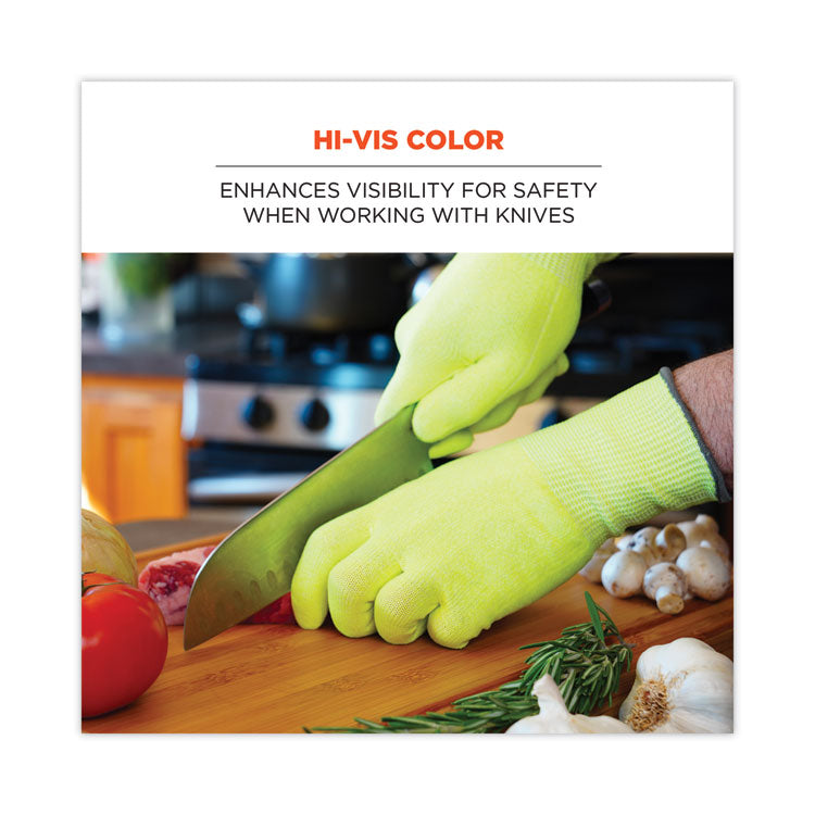 ProFlex 7040 ANSI A4 CR Food Grade Gloves, EN388: 2X4XD, Reversible, 10" Long, Small, Lime, 144 Pairs/Carton