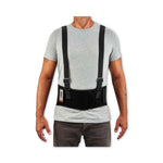 ProFlex 1600 Standard Elastic Back Support Brace, Large, 34" to 38" Waist, Black