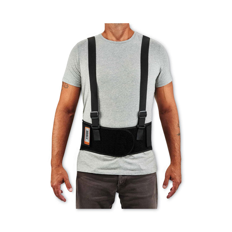 ProFlex 1600 Standard Elastic Back Support Brace, Large, 34" to 38" Waist, Black