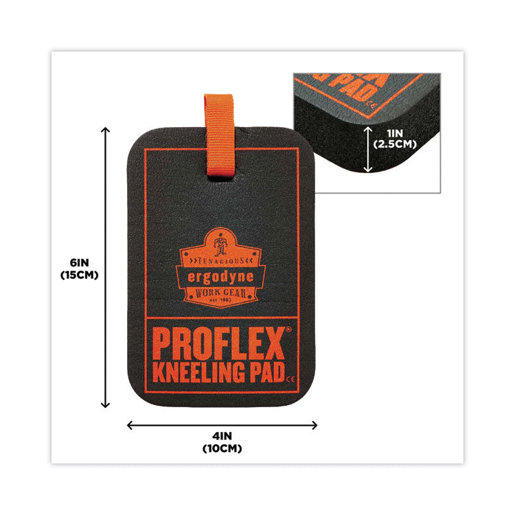 ProFlex 365 Mini Foam Kneeling Pad, 1", Mini, Black