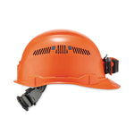 Skullerz 8972LED Class C Hard Hat Cap Style with LED Light, Orange
