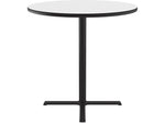Correll 36" Round Dry-Erase Markerboard Cafe Table, Frosty White/Black (BXB36DER-80)