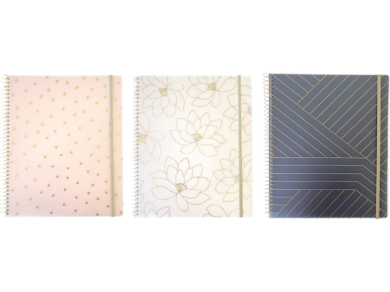 Carolina Pad Keep it in line Professional Notebook, 9.65" x 11.6", College-Ruled, 100 Sheets, Assorted Colors (10000)