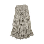 Cut-End Wet Mop Head, Cotton, No. 32, White, 12/carton