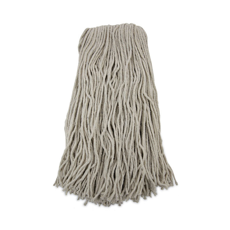 Cut-End Wet Mop Head, Cotton, No. 32, White, 12/carton