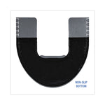 Commode Mat 2.0 Disposable Toilet Floor Mat, Non-Slip Rubber, 22 x 22, Gray/White, 6/Carton
