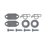 Mega BRUTE Waste Collector Replacement Axle Kit, Silver
