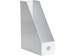 U Brands The Perforated Collection Metal Magazine File Holder, White (5716U01-06)