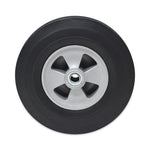 Tilt Truck Wheels, 340 lb Weight Capacity (170 lb Per Wheel), 10" Wheel, Black, 2/Set