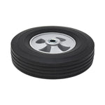 Tilt Truck Wheels, 340 lb Weight Capacity (170 lb Per Wheel), 10" Wheel, Black, 2/Set