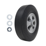 Tilt Truck Wheels, 650 lb Weight Capacity, 10" Wheel, Black