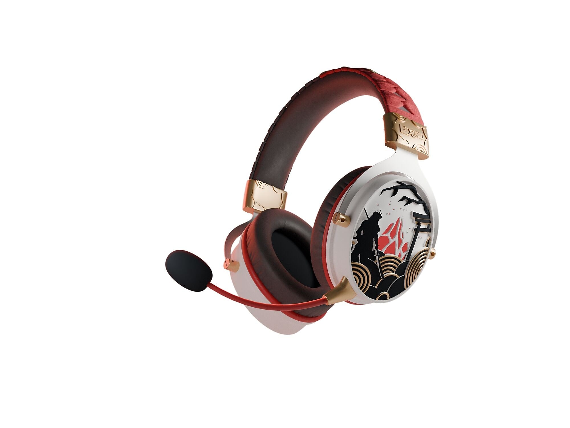 Lexip & Ubisoft Assassin's Creed Shadows Limited Edition Wireless Bluetooth Gaming Headset (UBXLXHS0001)