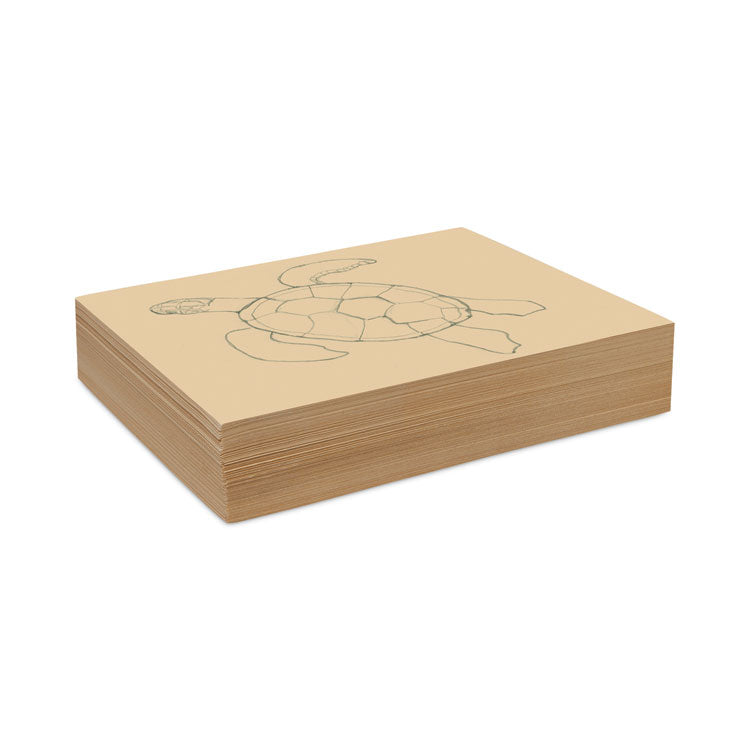 Cream Manila Drawing Paper, 40 lb Cover Weight, 9 x 12, Cream Manila, 500/Pack