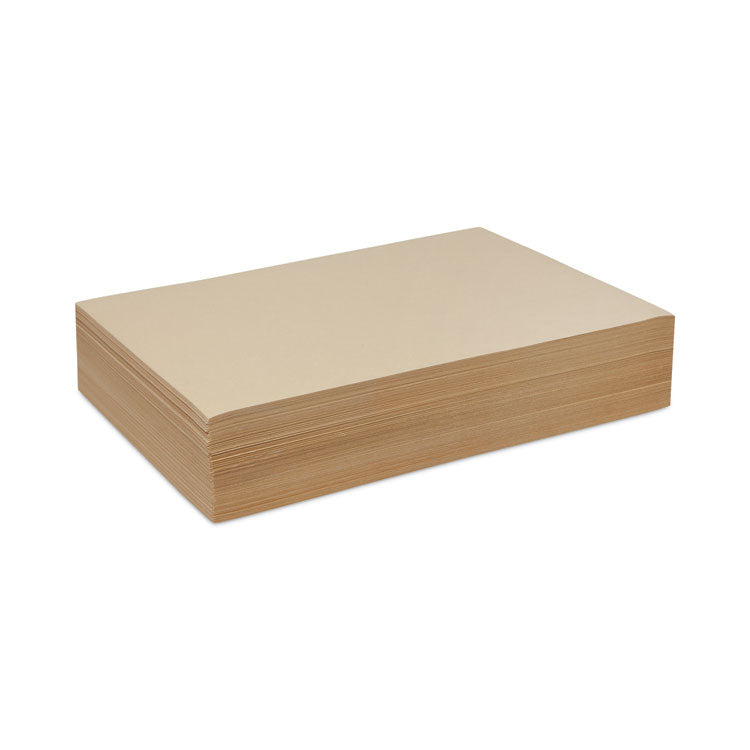 Cream Manila Drawing Paper, 50 lb Cover Weight, 12 x 18, Cream Manila, 500/Pack