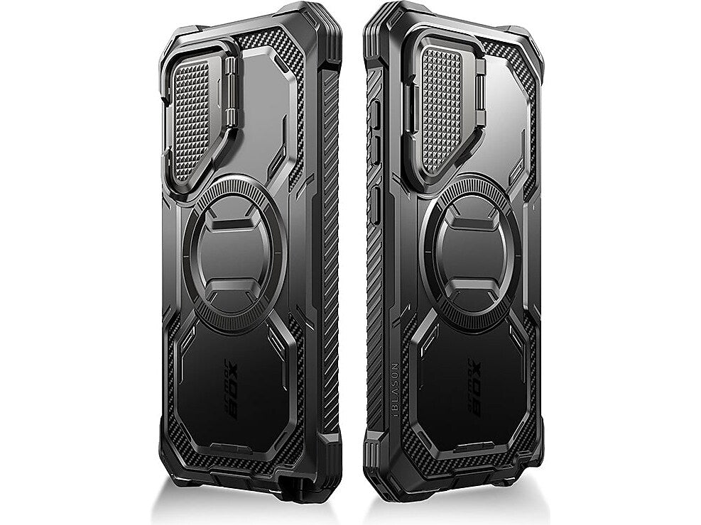 i-Blason Armorbox MagSafe Rugged Case for Samsung Galaxy S24 Ultra, Shock-Absorbing, Black