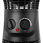 Lifesmart 1500-Watt Portable Ceramic Electric Desk Heater, Black (HT1366)